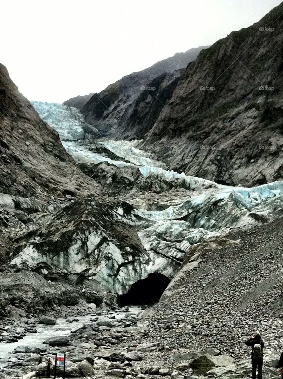 Icy Franz Josef Glacier, New Zealand