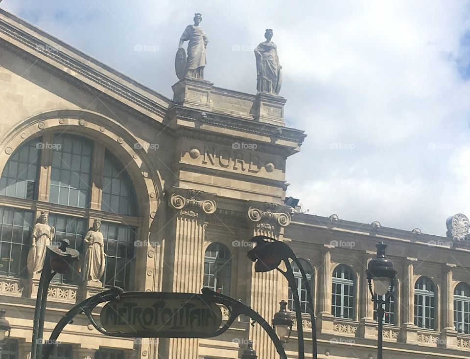 Gare du Nord Paris france