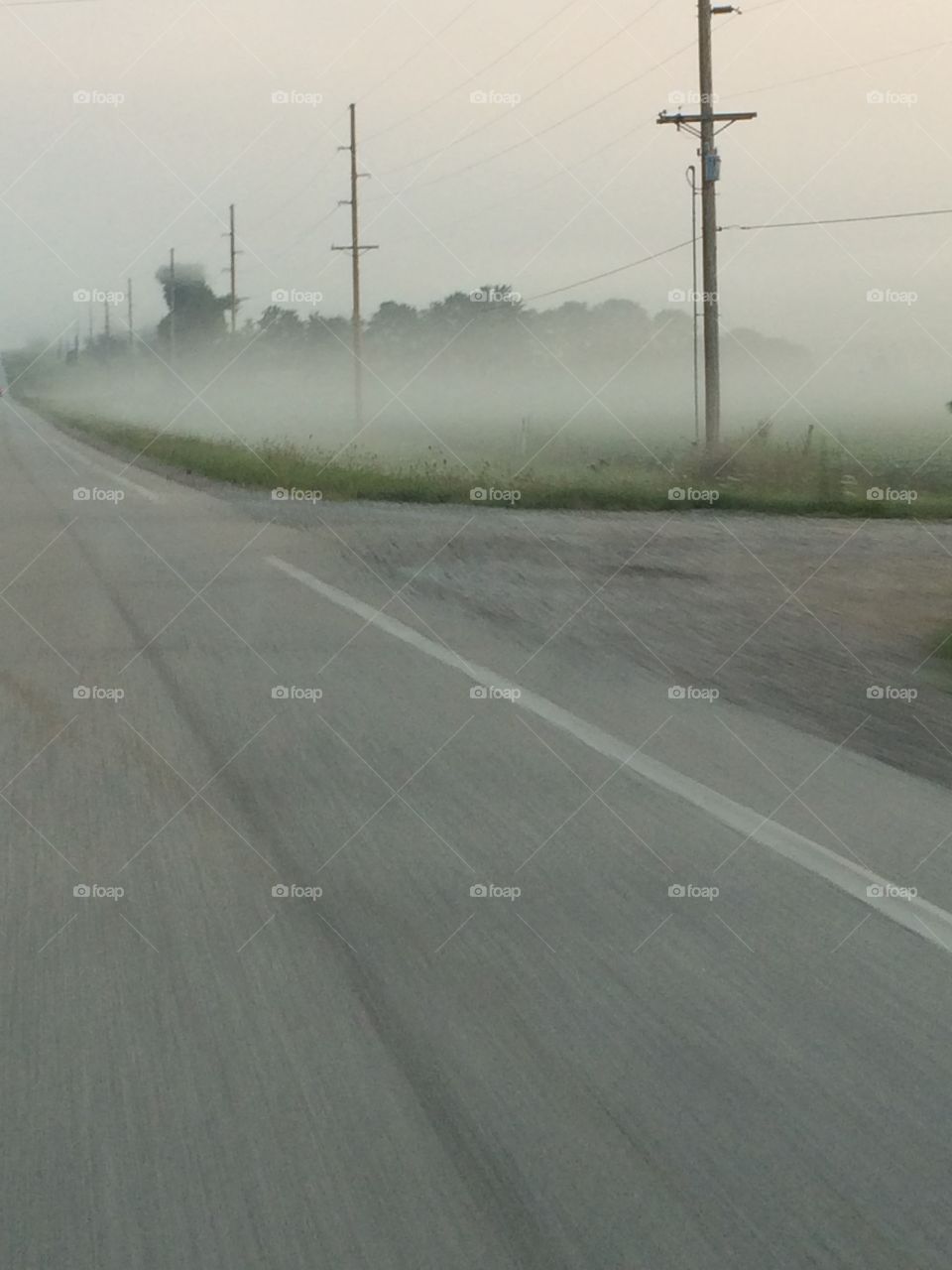 Rolling fog