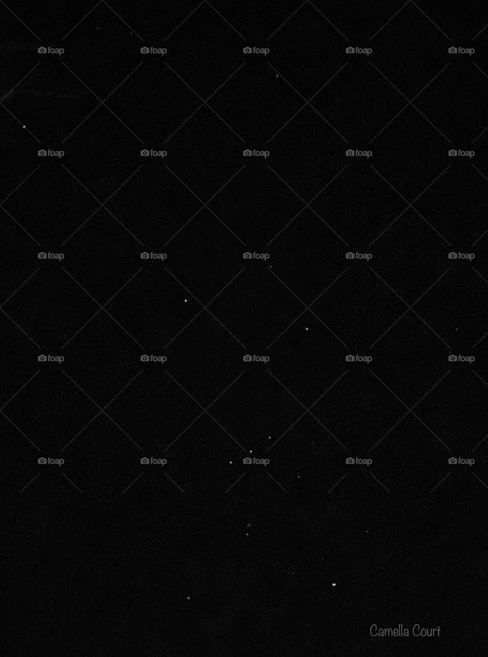 Orion made an appearance on a clear Michigan night