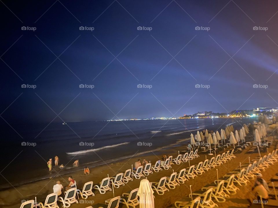 Sea night love lights