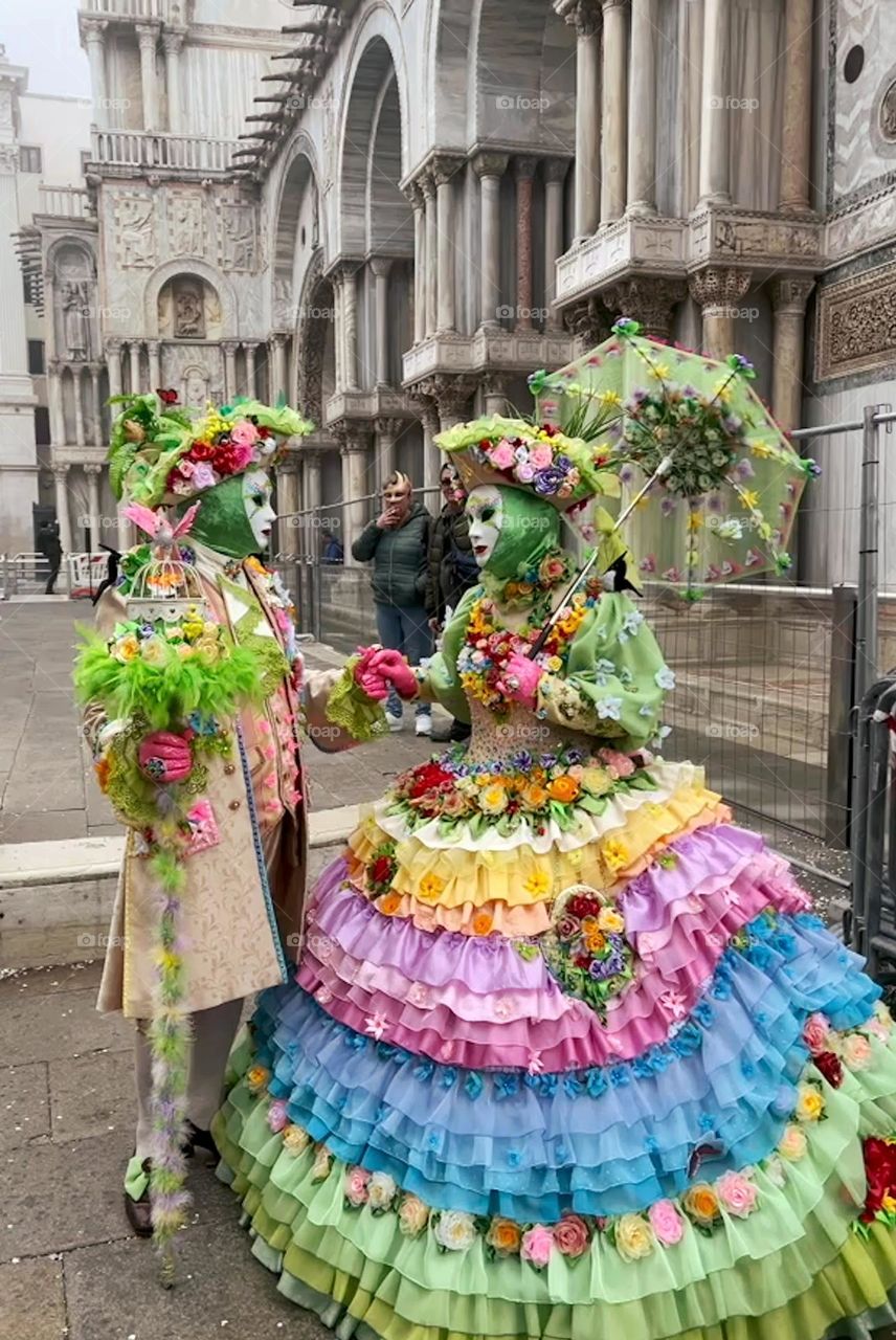 Carnival time in Venice 💛❤️🇮🇹💜🧡👺