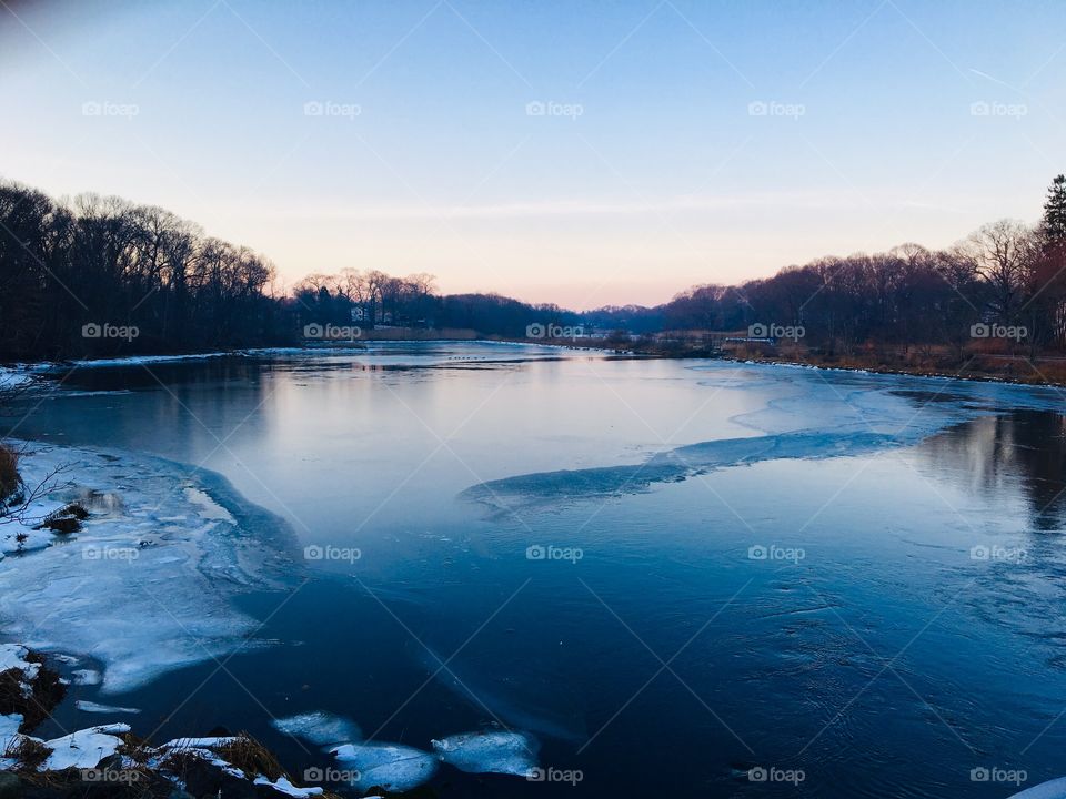 Frozen cove