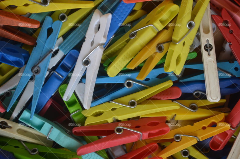colorfull clothespins