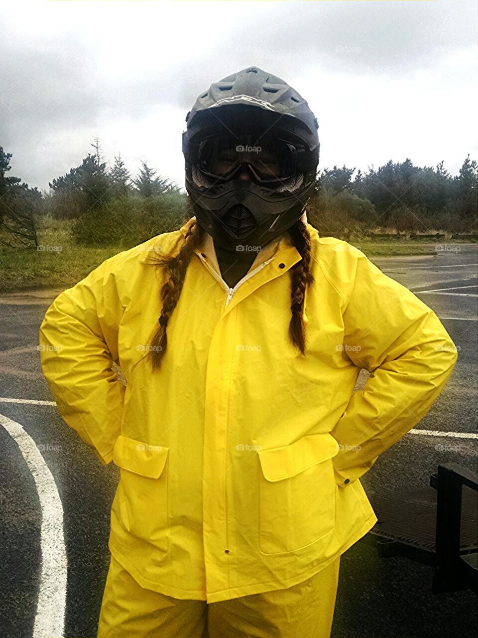 riding in wet weather