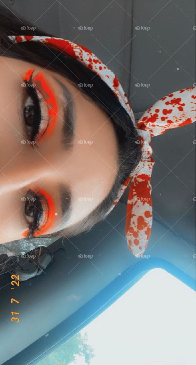 Halloween inspired makeup 