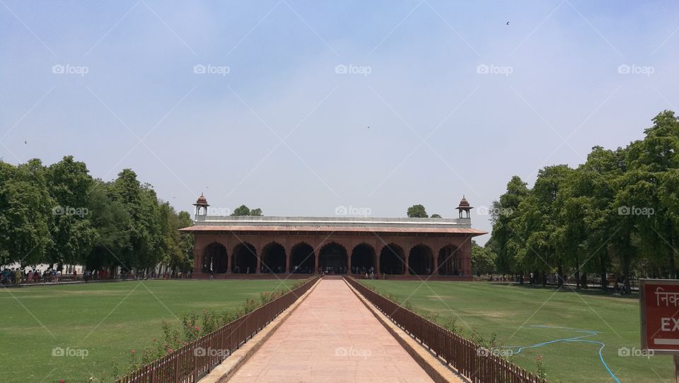 red fort, delhi, india