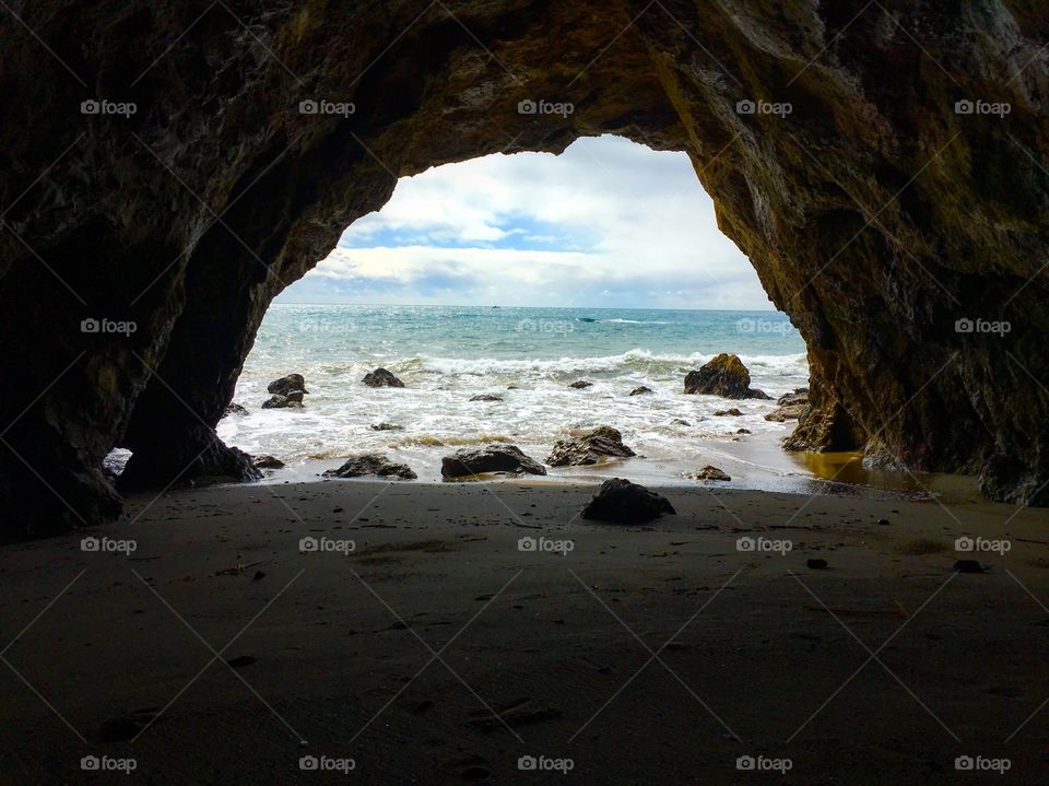 Secret Beach cave