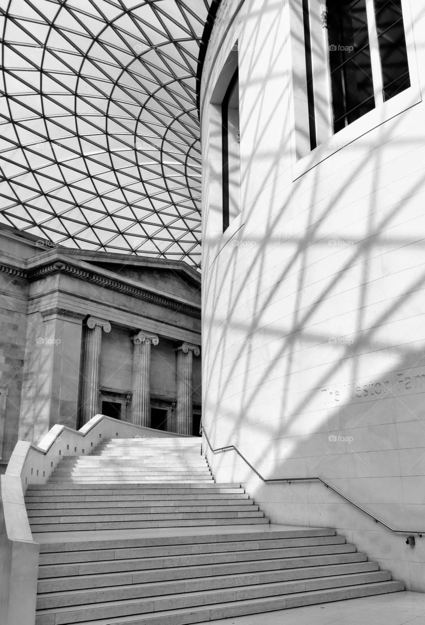 British Museum. The courtyard and atrium. 