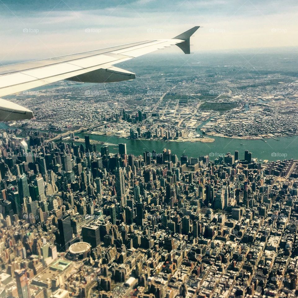 The Big Apple from the Air.