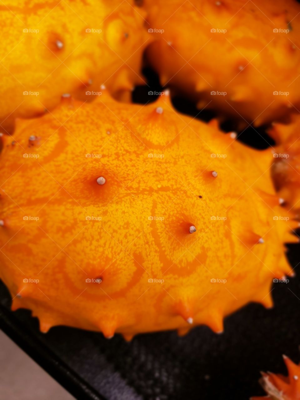 orange spikes