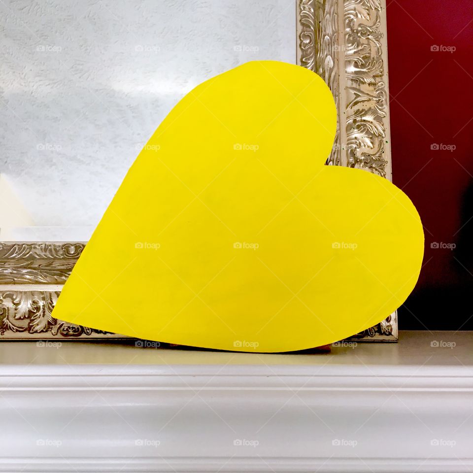 Big yellow heart