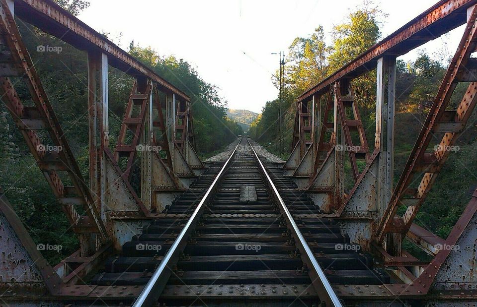 nice natural railway path