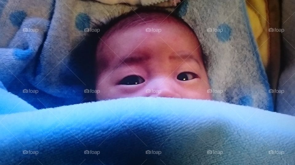 Portrait of Asian baby