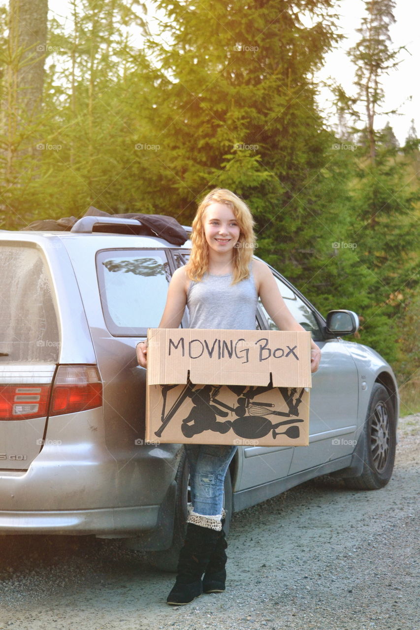 Outdoors, Car, Woman, People, Nature