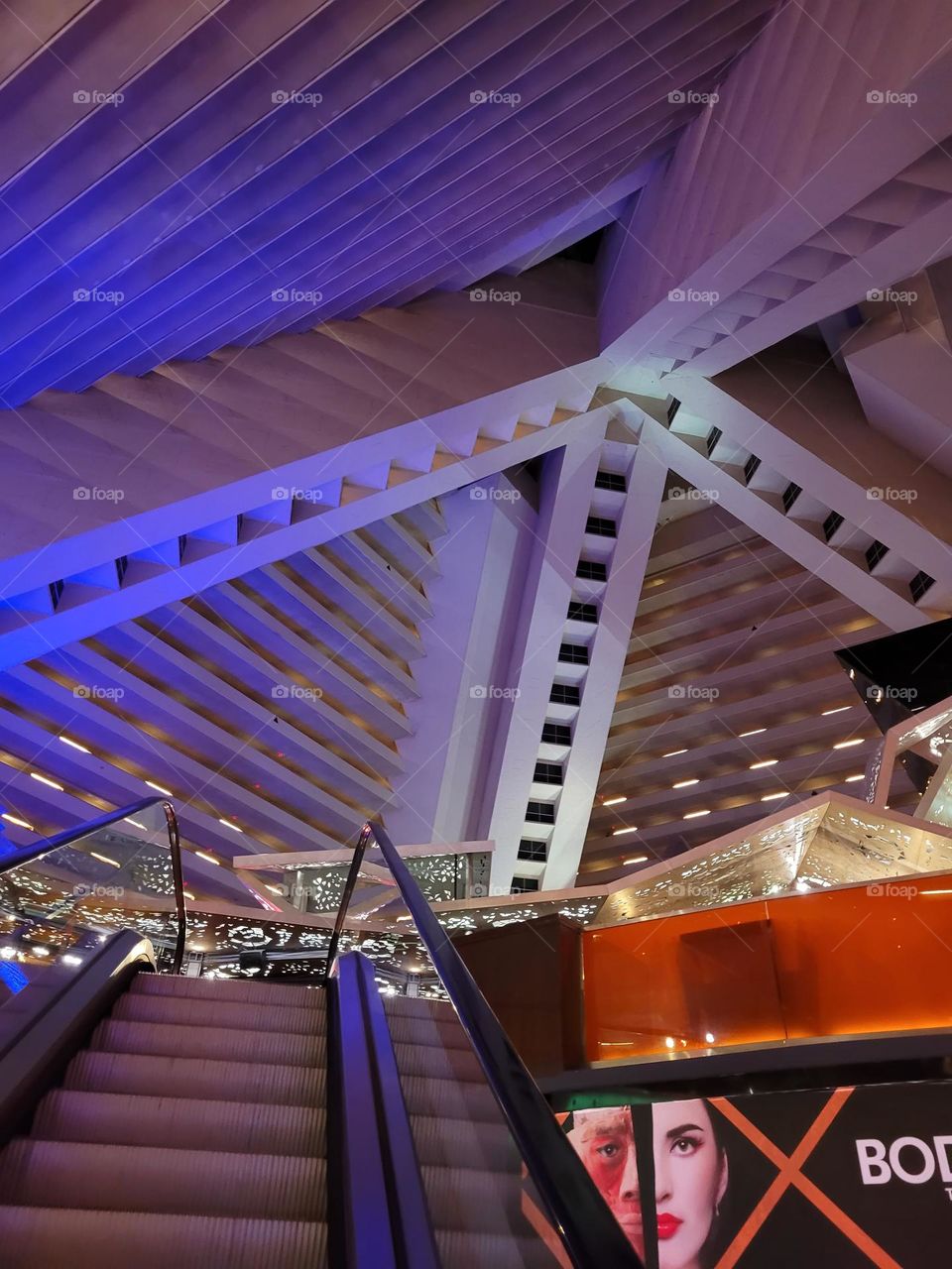 Luxor lobby ceiling shot