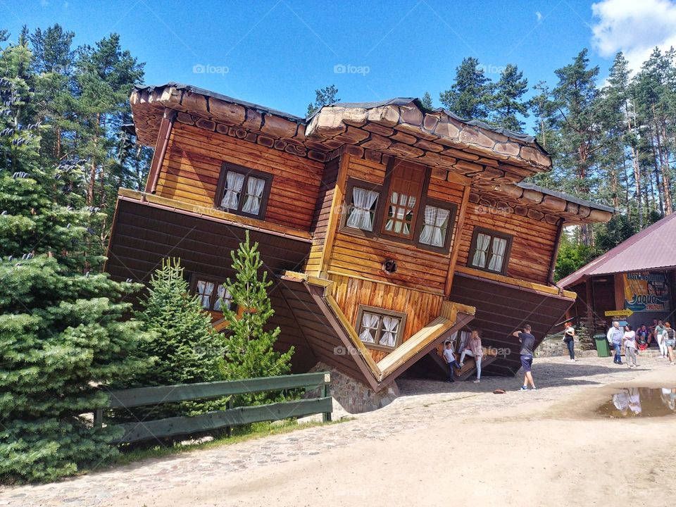 Szymbark ( Poland) inverted house