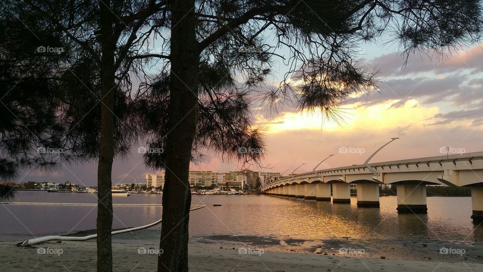 Pastel Sunrise,  Bridge & Walkways