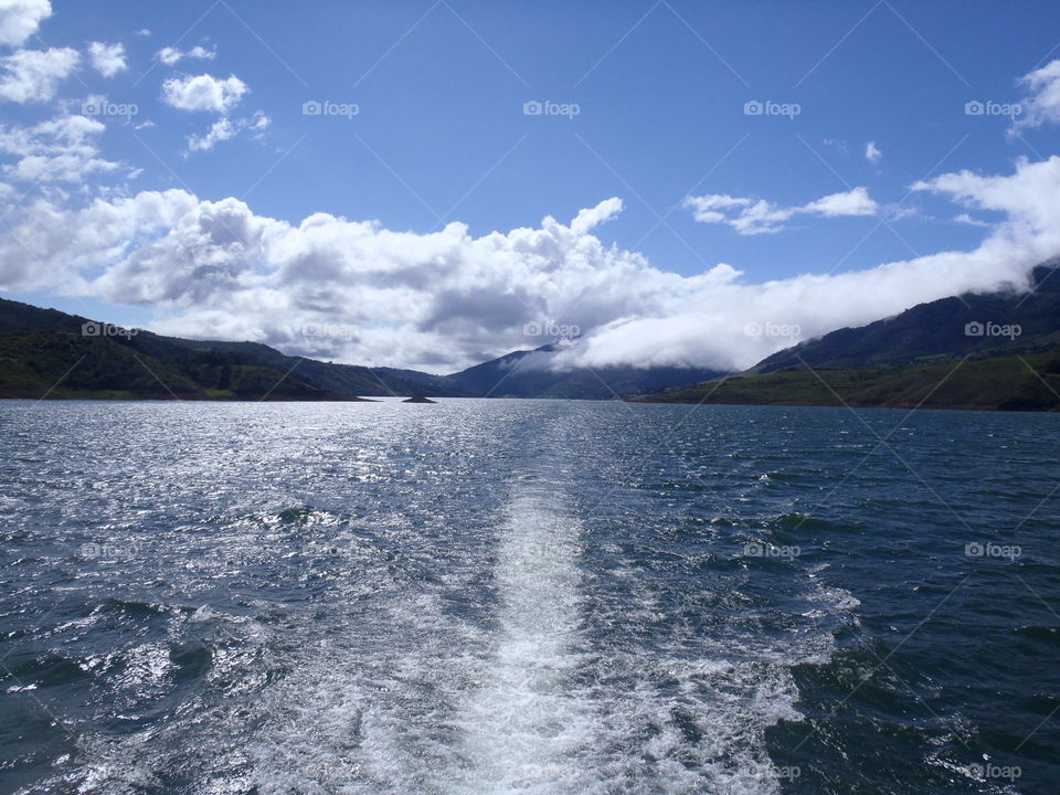 landscape from a boat