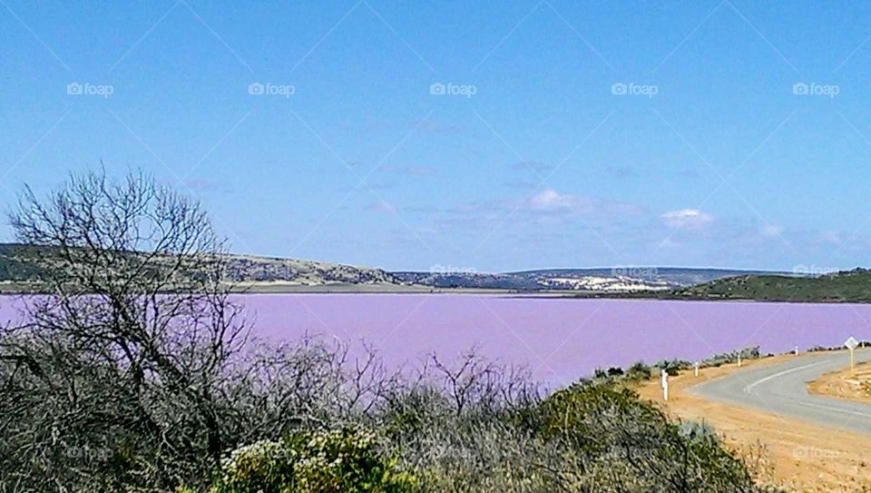Pink Lake at Kalbarri