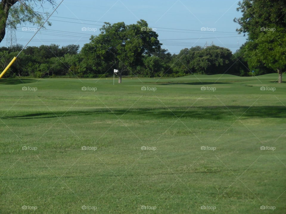 golf ⛳ course. This is a picture of a golf ⛳ course that I saw while out exploring in Graham Texas