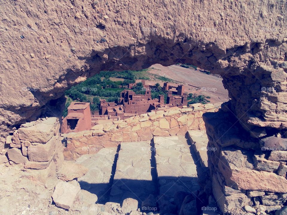 old castle ait ben hadou in morocco