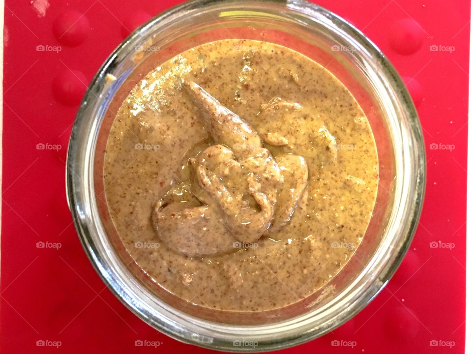 Almond butter made at home 