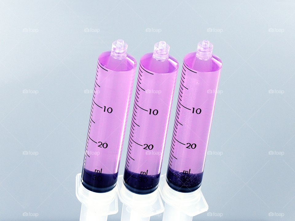 3 syringes