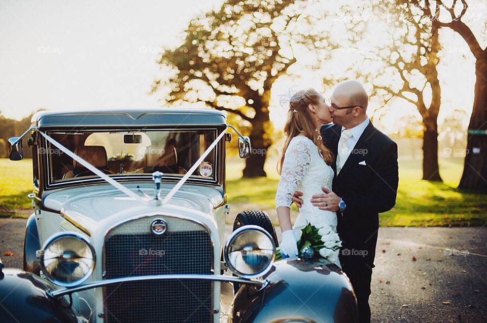 Wedding kiss