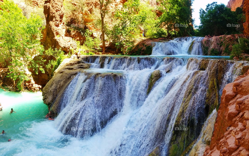 You have to hike 14 miles into the bottom of the Grand Canyon to see this beautiful place