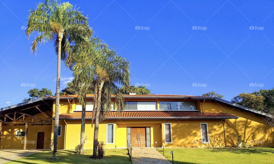 Beautiful Yellow house 