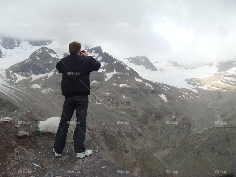 the Caucasus Mountains