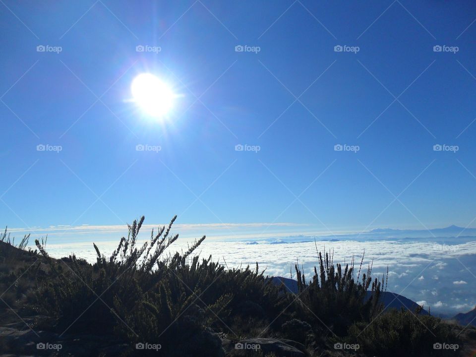 Pico da bandeira, Minas Gerais - Brazil. The highest point in Minas Gerais