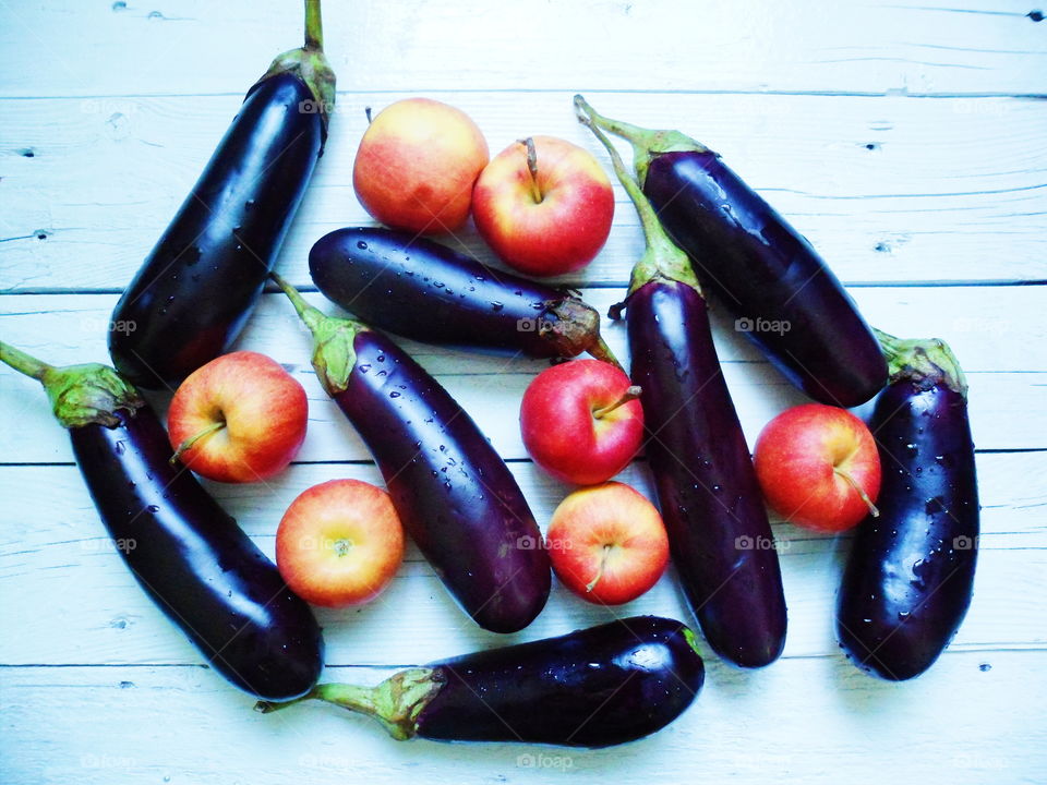 harvest of vegetables