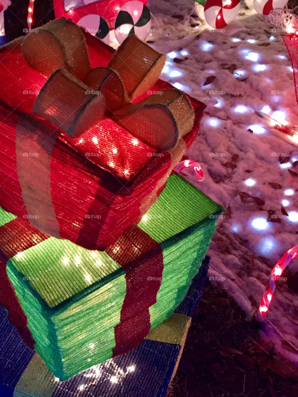 Christmas presents boxes