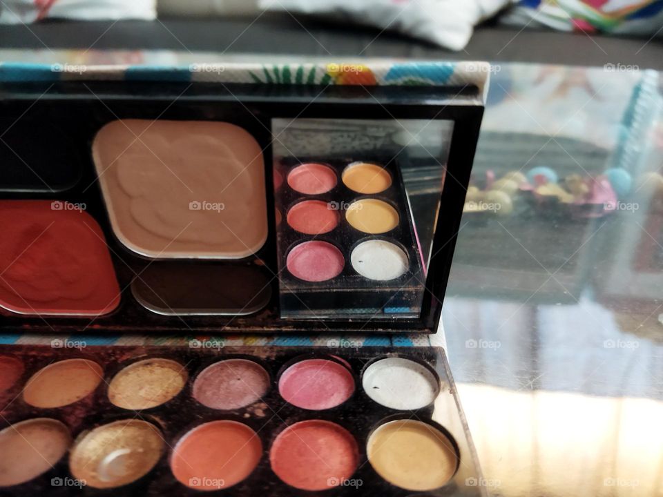 reflection of makeup