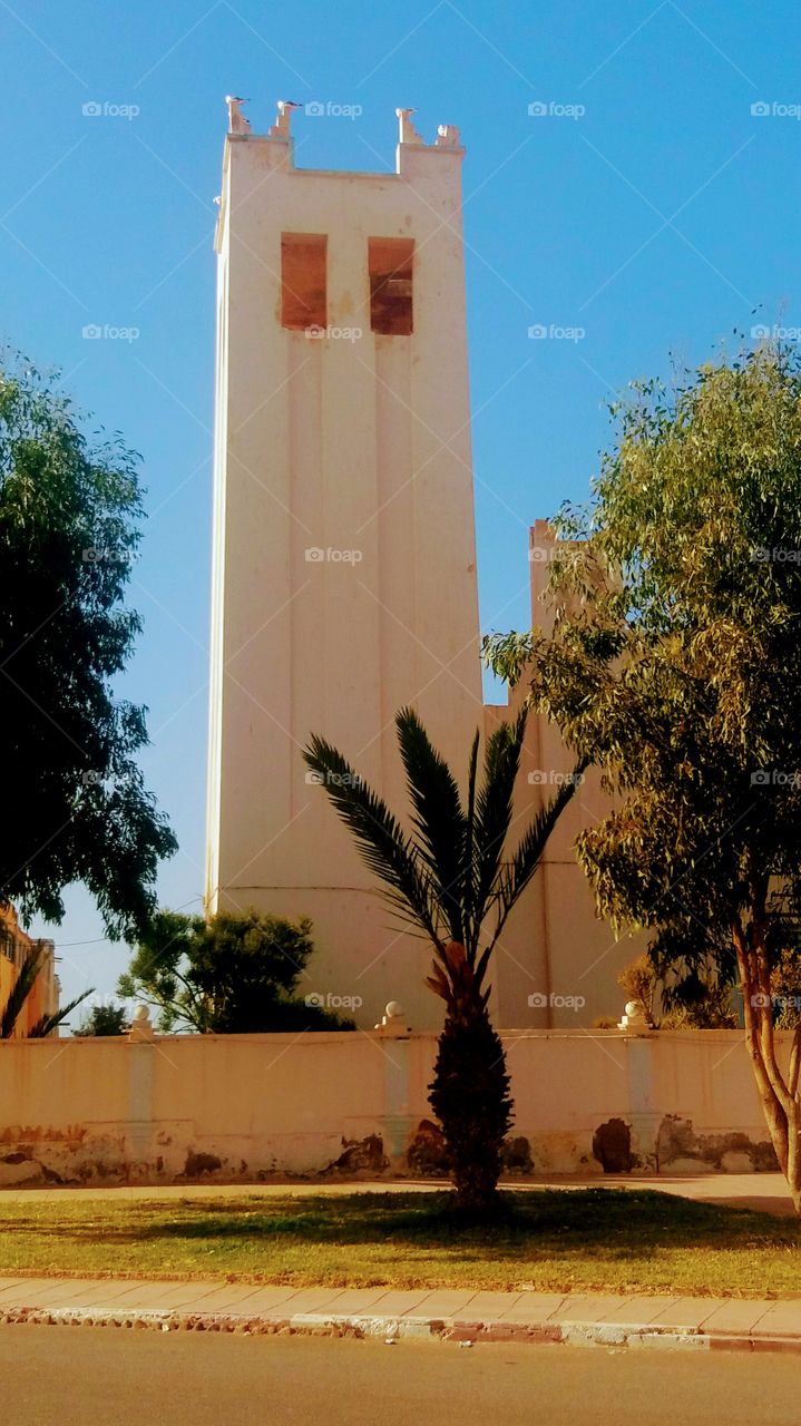 An old tower in Ifni.It was built during the Spanish occupation of the city...