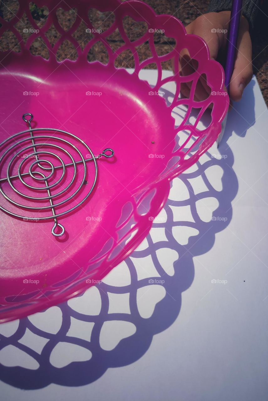 Heart shaped shadows,