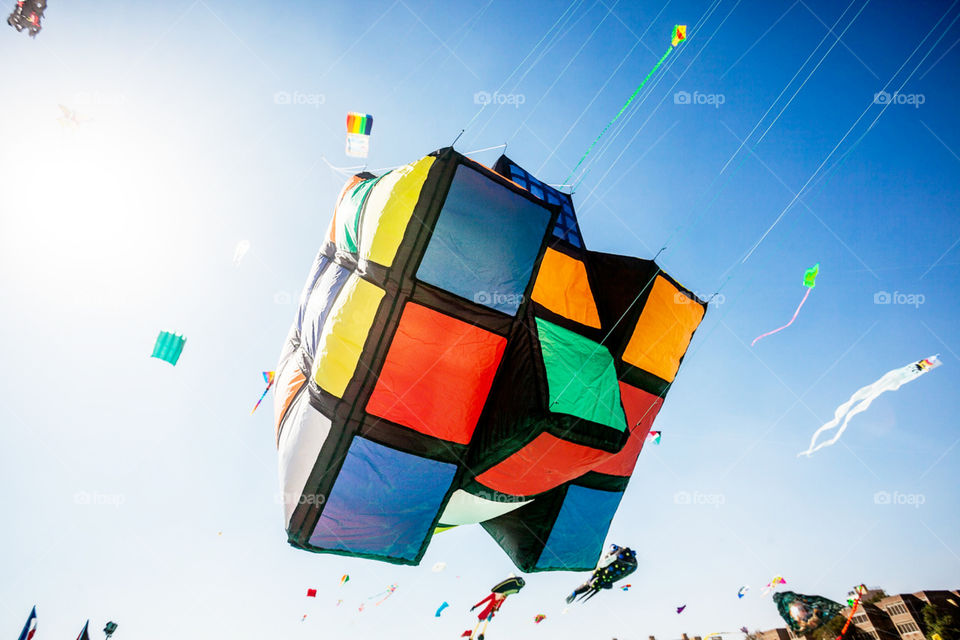 giant rubik kite