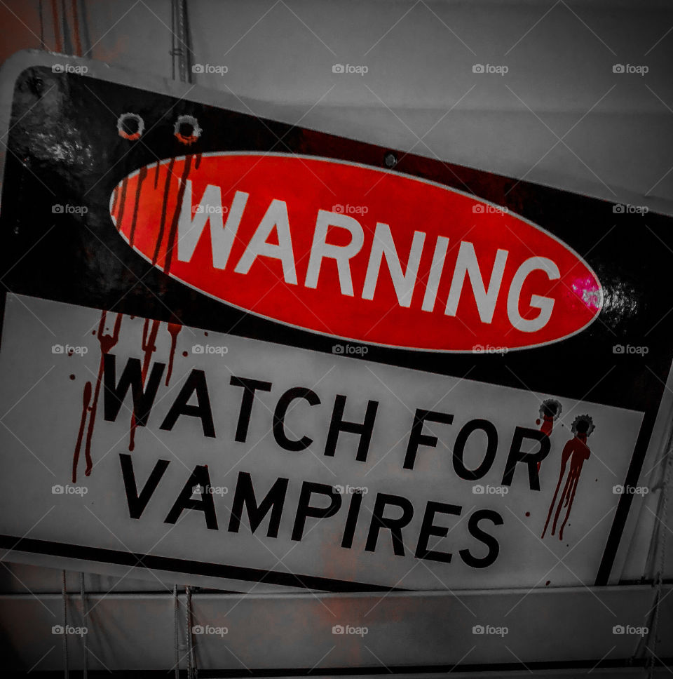 Vampire sign