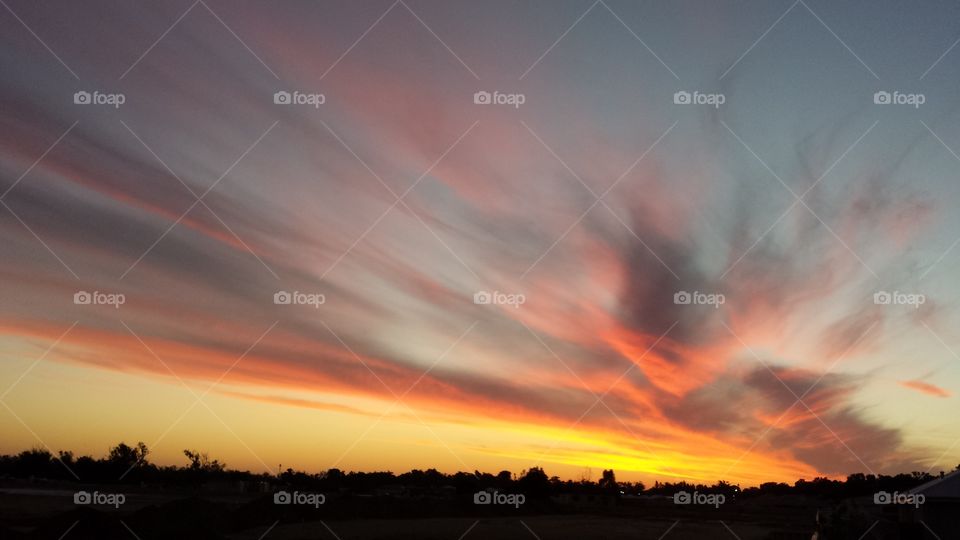 Morning Sun. Western Australia Pilbara sunrise captured approx 6am. shed amazing colours across the sky 