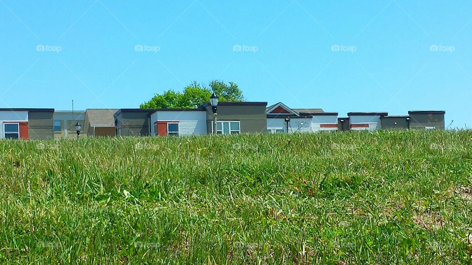 Architecture . Top of the Hill View