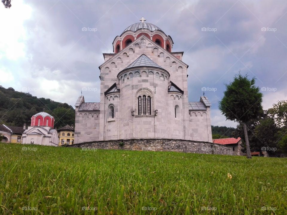 Old Serbian monastery UNESCO heritage