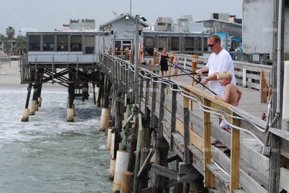 Fishing on the Pier