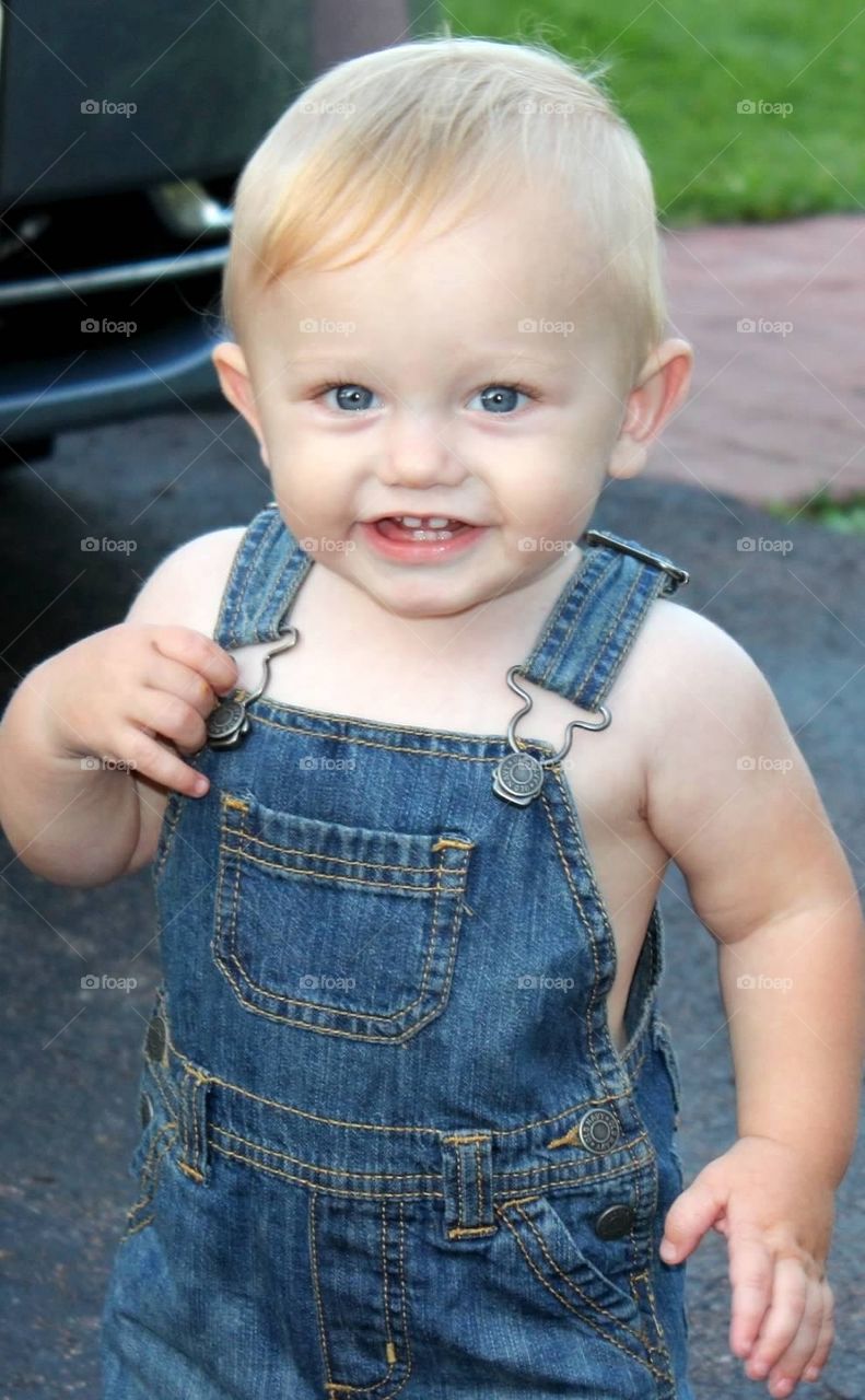 Cutie in Overalls