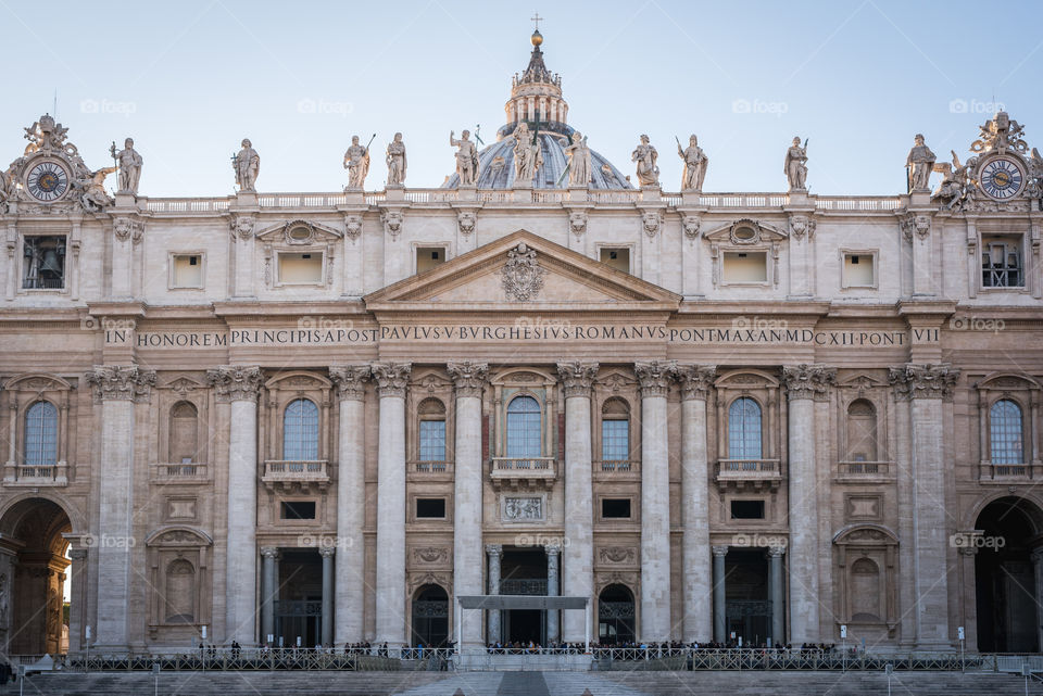 Vatican facade 