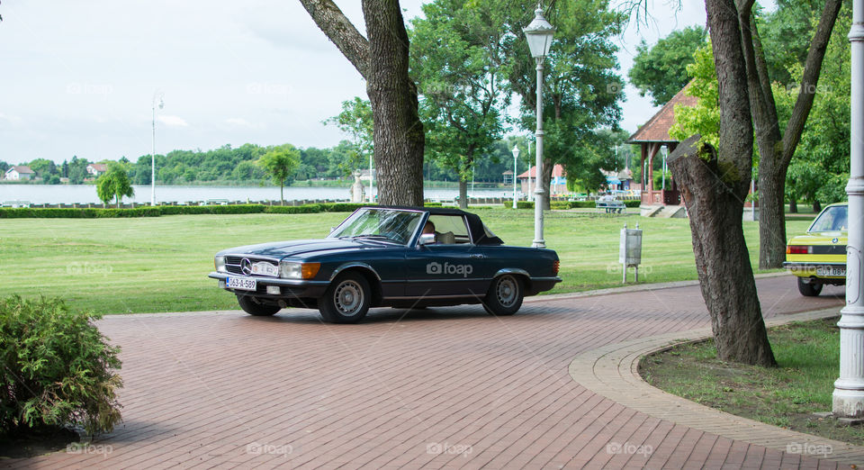 old timer mercedes benz car