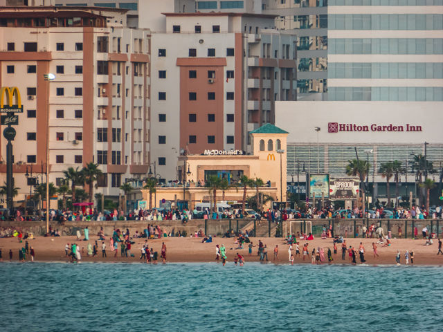la playa Tanger, marruecos