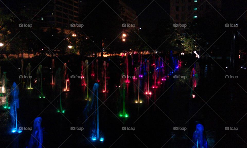 Night Fountain