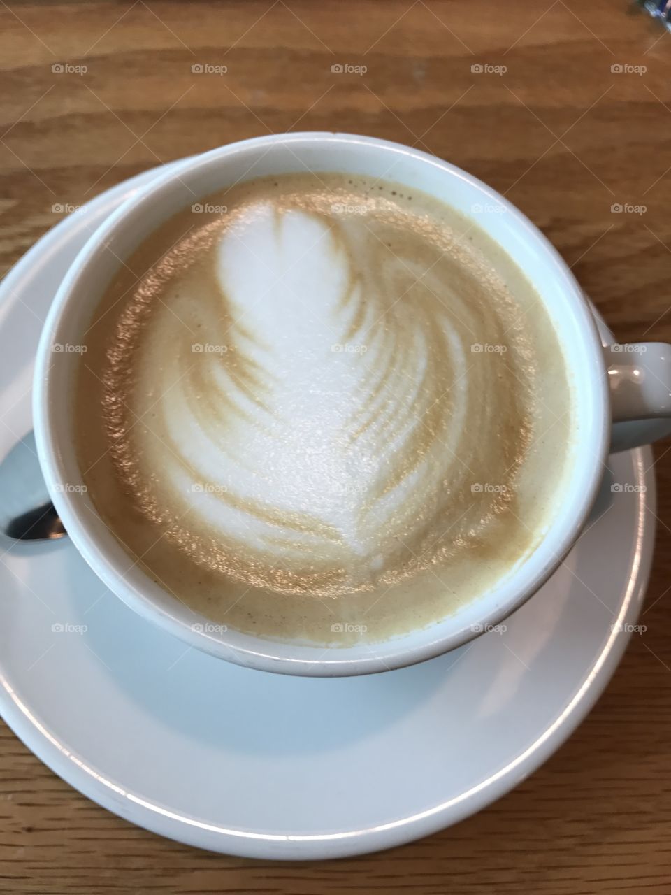 Cappuccino art, can’t go a day without coffee! 